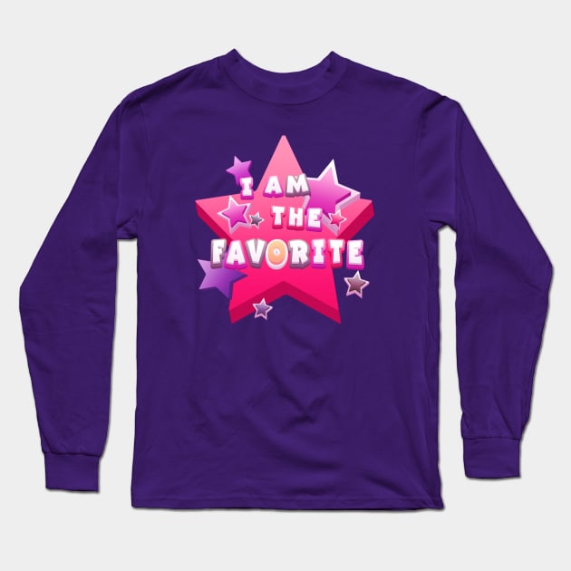 I am the Favorite - Pink Long Sleeve T-Shirt by AlondraHanley